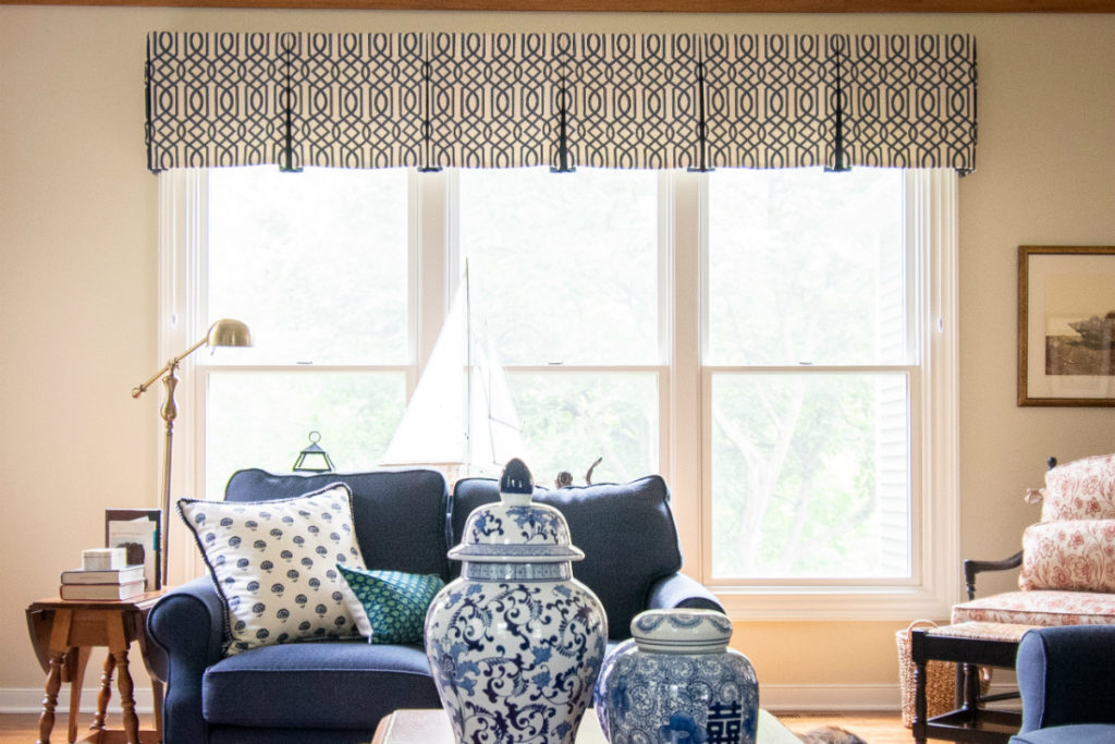Eclectic Interiors Hudson Oh Living Room Design Window Treatments