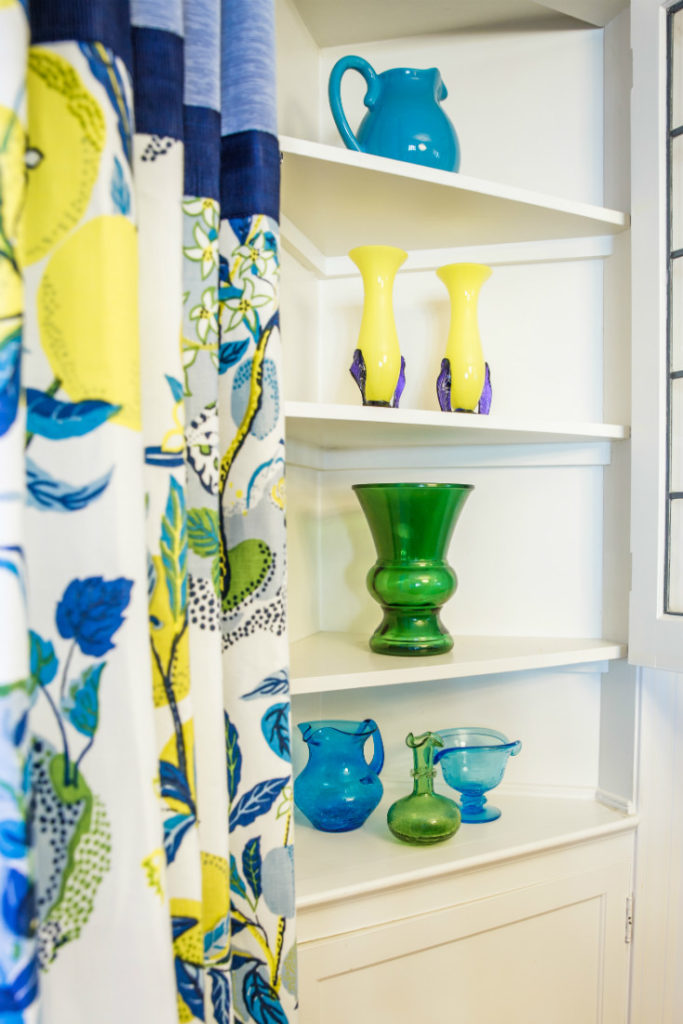 Floral Curtain Glass Vases Lindsey Putzier Design Studio