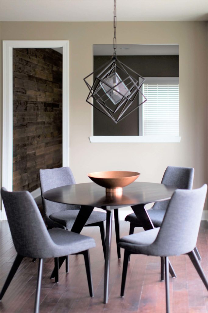 Moody Urban Home Dinette Space Lindsey Putzier Design Studio