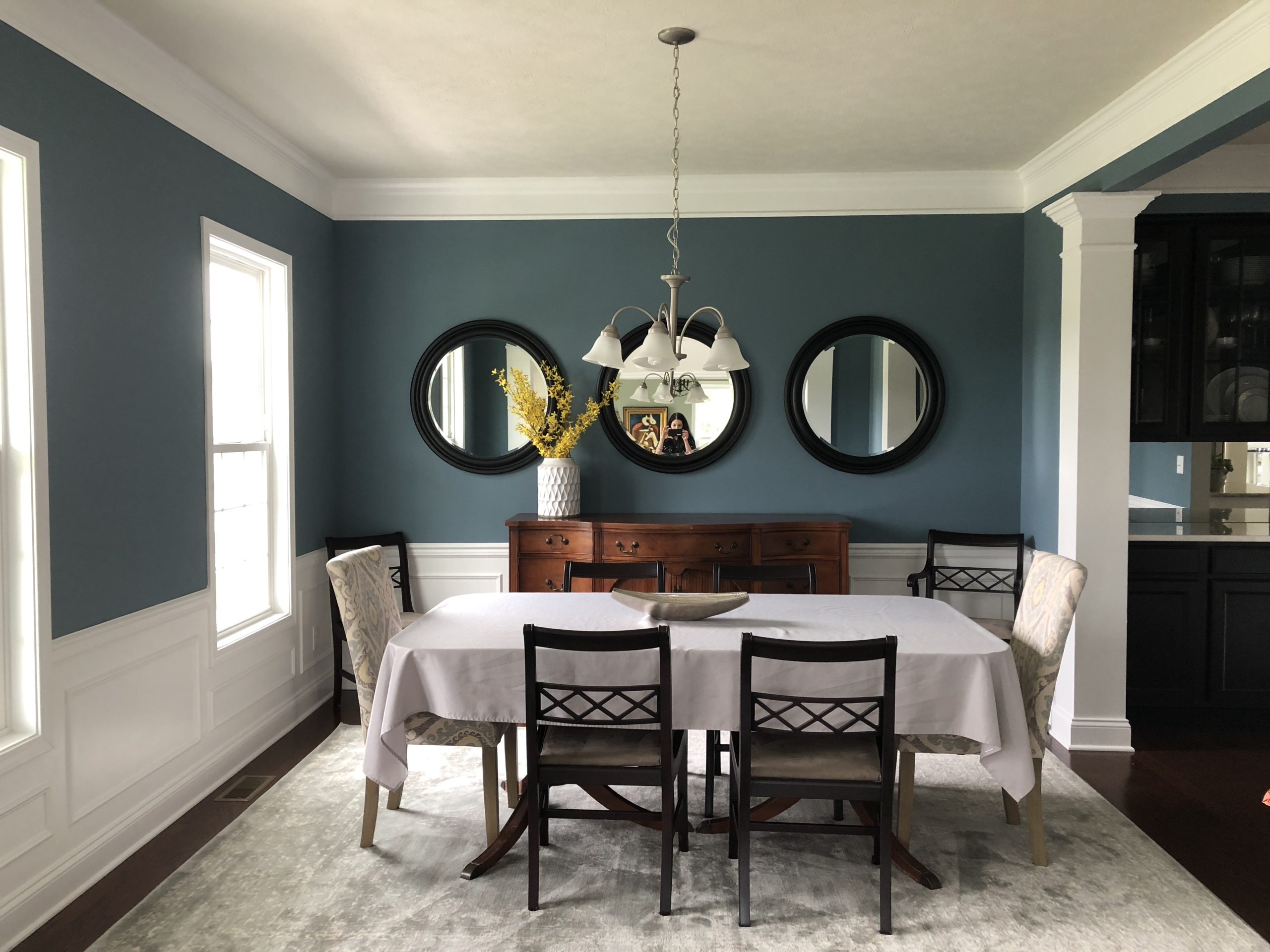 Dining Room Before Lindsey Putzier Design Studio Hudson OH