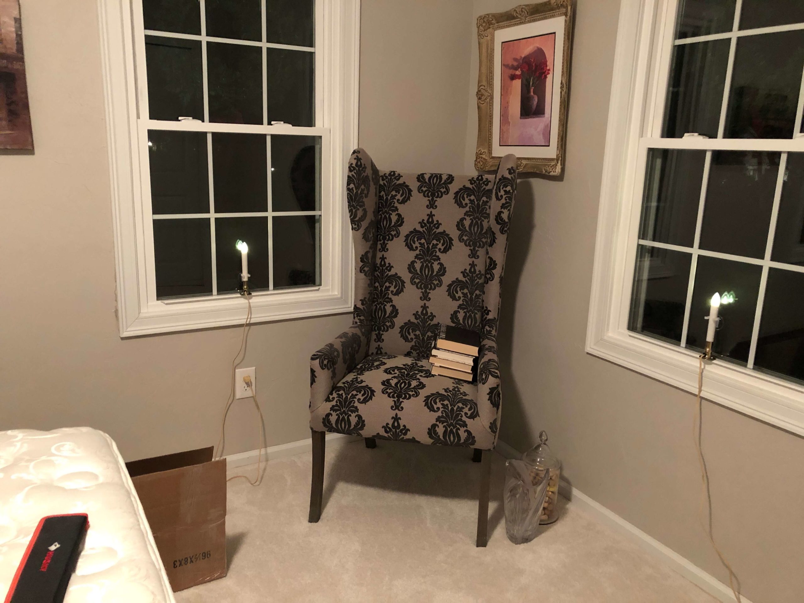 Wing Chair for Guest Bedroom Eclectic Interiors Hudson OH