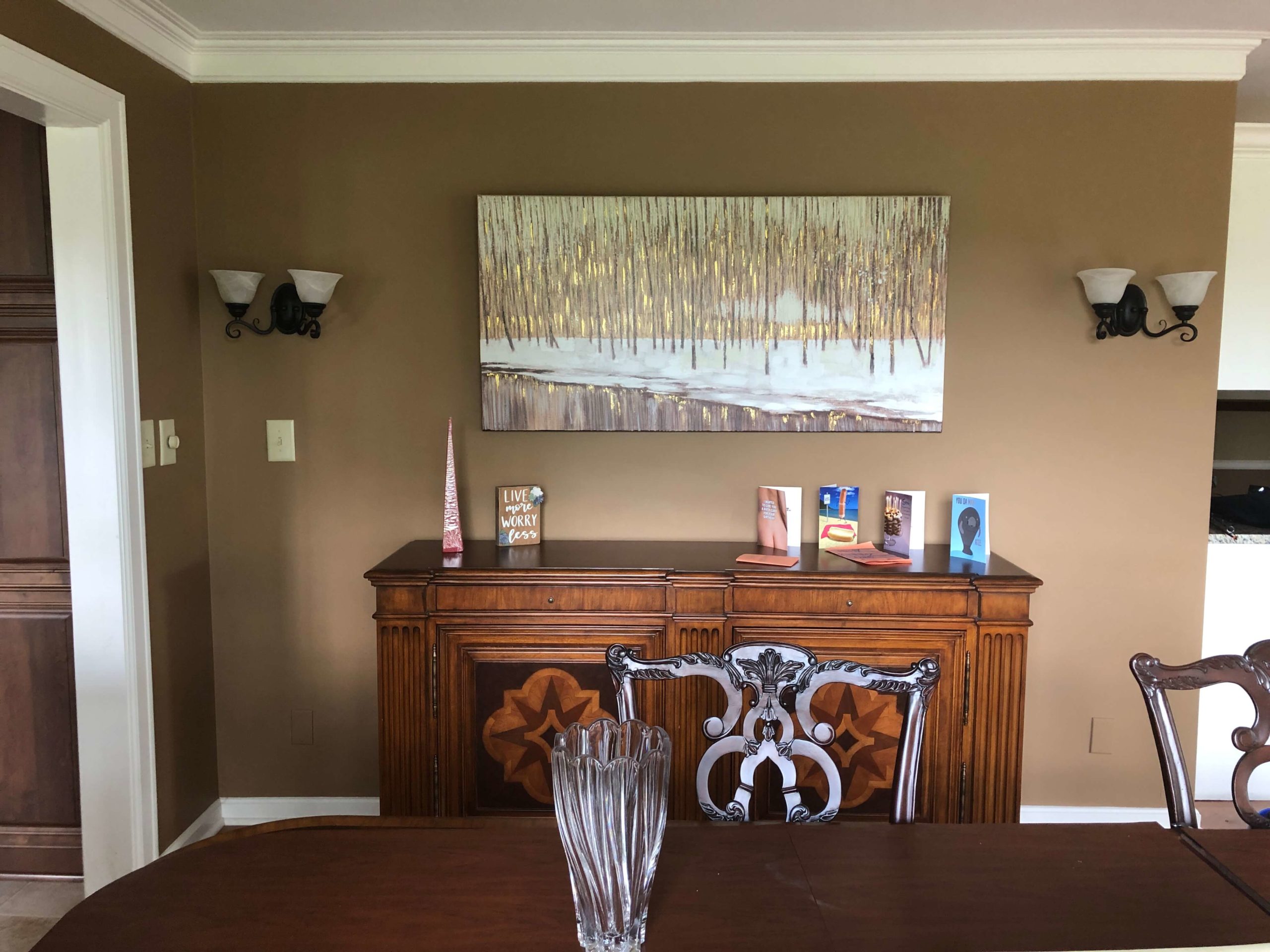 Dining Room Before Lindsey Putzier Design Studio Hudson Ohio