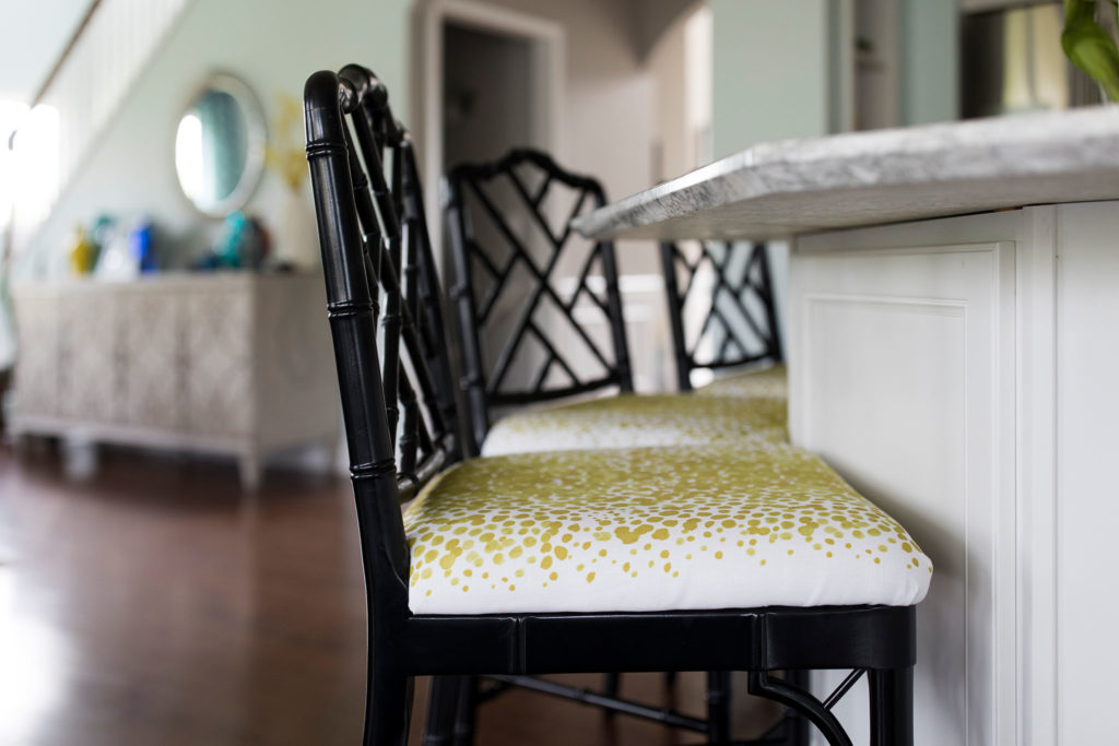 Black Yellow Barstools Lindsey Putzier Design Studio Hudson