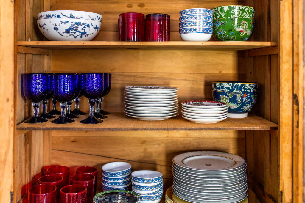 china and serving ware in Built-in shelves Lindsey Putzier Design Studio