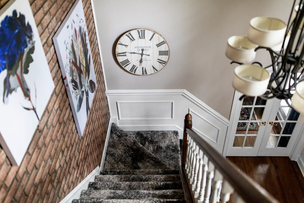 Brick Wall Stairway Lindsey Putzier Design Studio Hudson