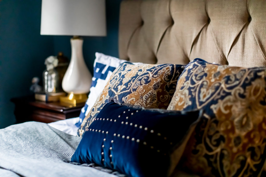 Custom Pillows Blue Pillow Lindsey Putzier Design Studio Hudson