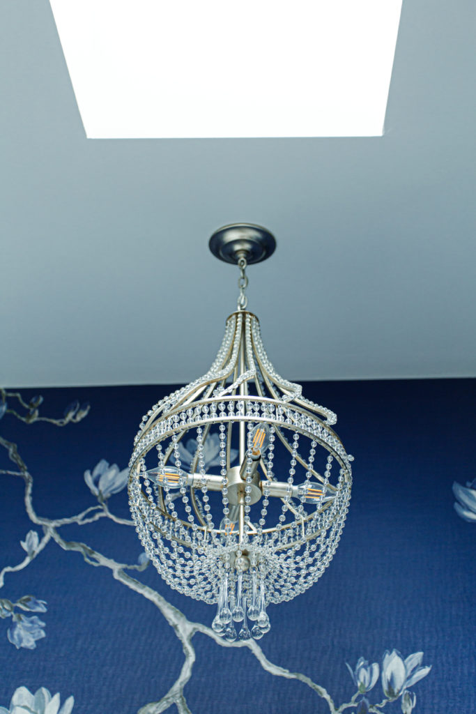 crystal chandelier Eclectic Interiors