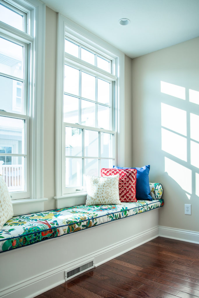 Window Seat Area Hudson Ohio Lindsey Putzier Design Studio