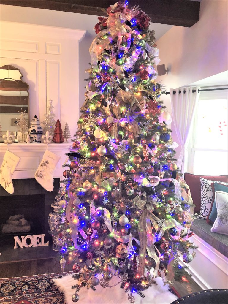 Designer's Tree eclectic interiors holiday decorating