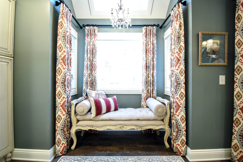 Drapery with tight weave fabric Lindsey Putzier Design Studio