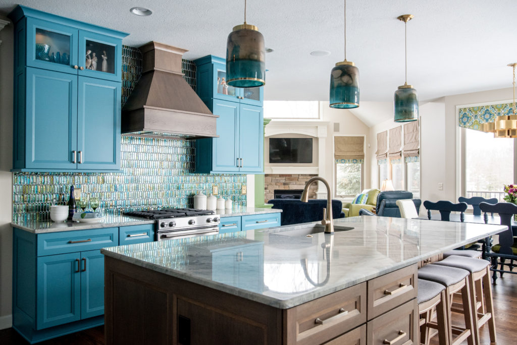 Teal Kitchen Lindsey Putzier Design Studio