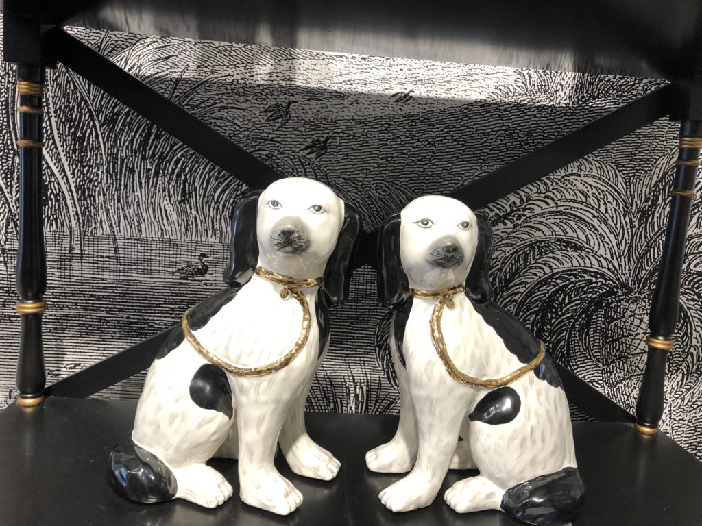 Pair of Dalmatian decor statuettes Lindsey Putzier Design Studio