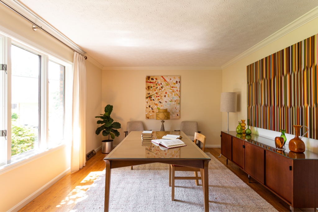 After image of Mid-Century Office Lindsey Putzier Design Studio