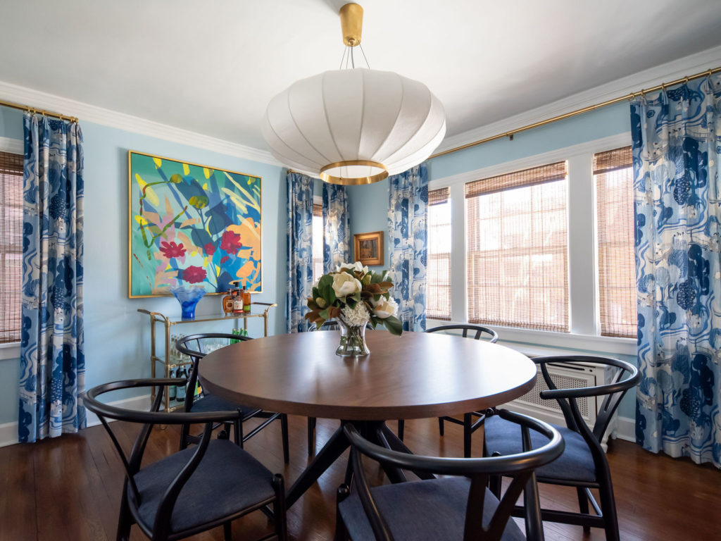 Overall view of After Dining Room Design Lindsey Putzier Design Studio